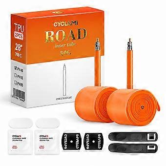 [New] CYCLAMi 2 PCS/Box Ultra Light Bicycle TPU Inner Tube