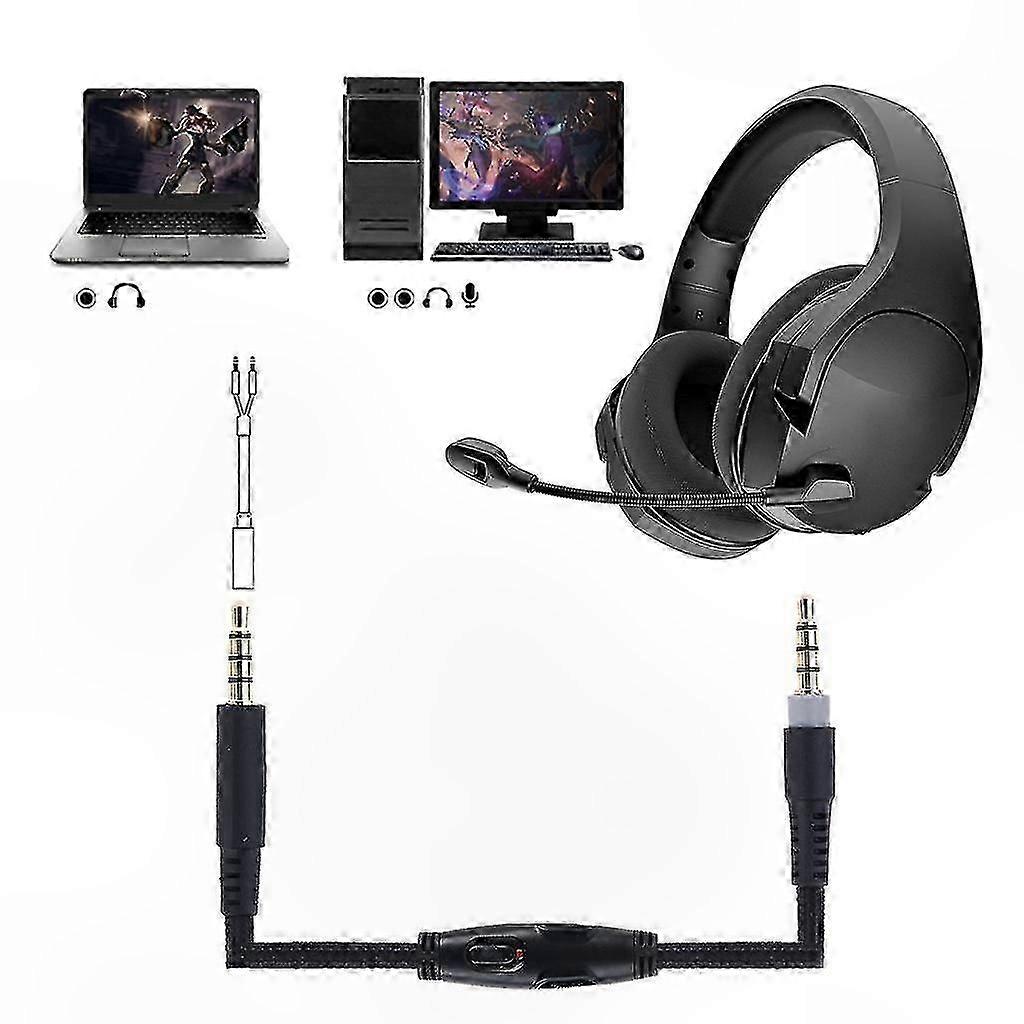 Replacement Audio Cable for Headphones Compatible with Alpha/Flight Models
