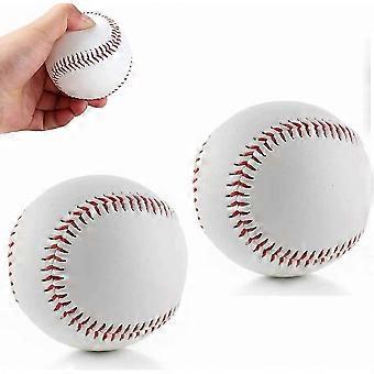 Miękkie, ręcznie robione piłki baseballowe, 9 cali, pokrowiec z PVC z gumowym wnętrzem (zestaw 3 szt.)