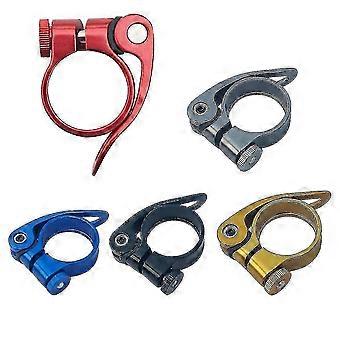 Braçadeiras de espigão de selim de bicicleta de montanha Tubo de selim braçadeira Parafuso Braçadeira de espigão de selim de liberação rápida Trava de espigão de selim de bicicleta