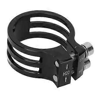 Collier de tige de selle de vélo en alliage d’aluminium à dégagement rapide 34,9 mm Collier de selle de vélo de vélo pour vélo de route VTT(ymqx)