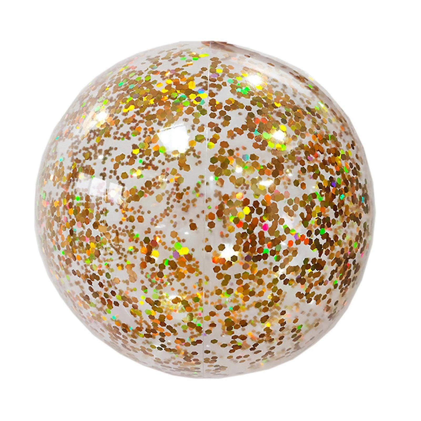 Glitter-Filled Inflatable Beach Ball