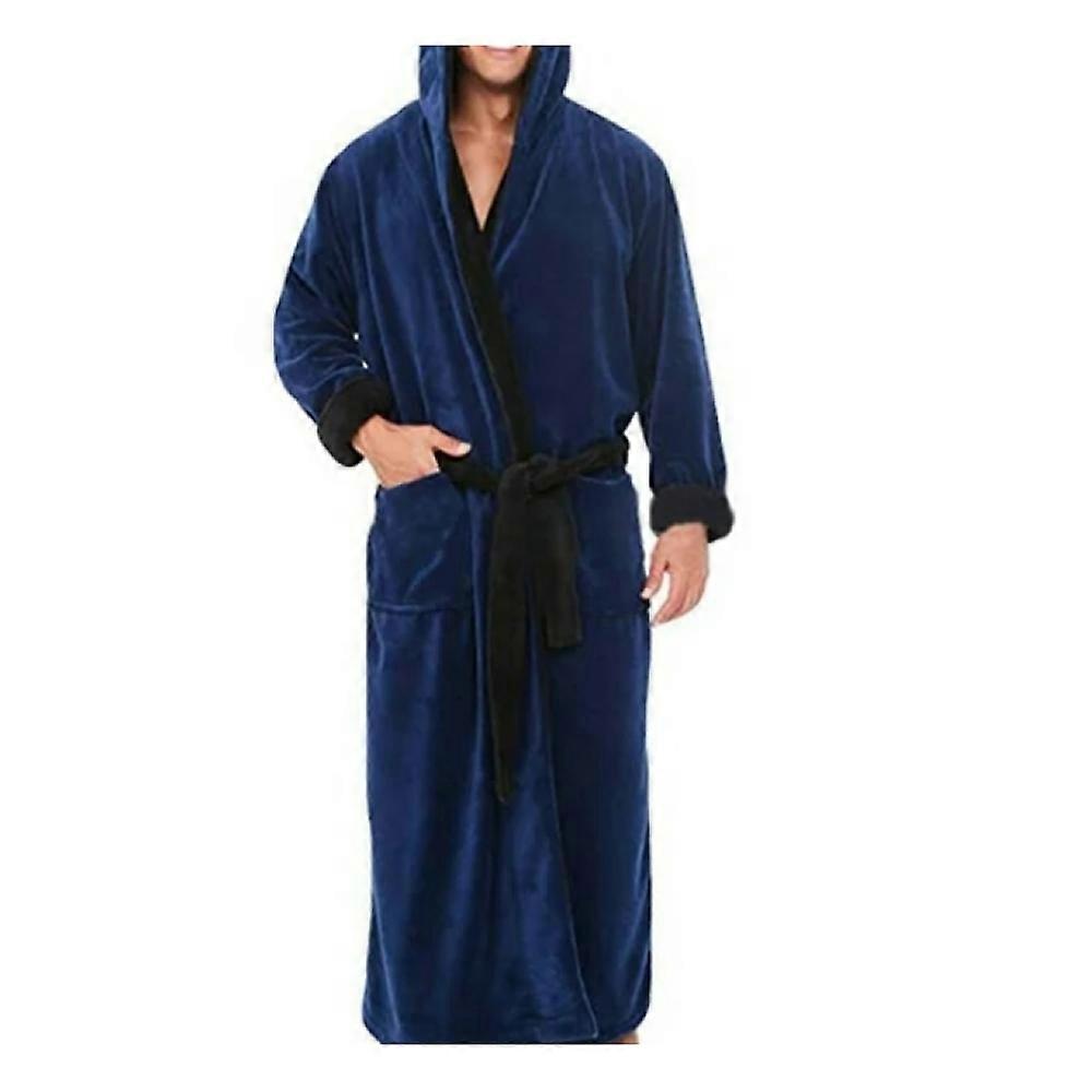 Thicker Full-Length Hooded Plush Robe