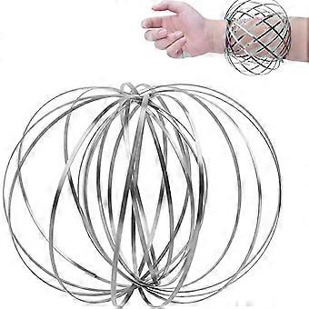 Stainless Steel Interactive 3D Flow Ring For Stress Relief