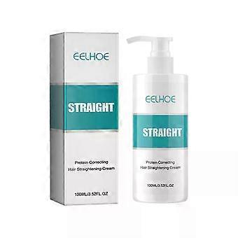 Protein-Haarglättungscreme, 100 ml, Glättungsbehandlung für krauses und widerspenstiges Haar.