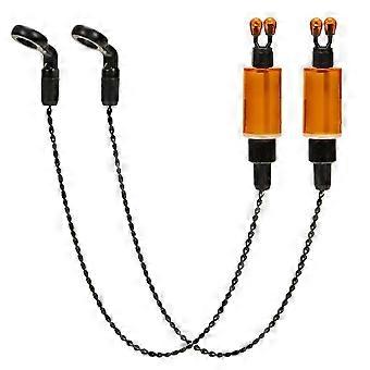 2pcs Bite Alarms Carp Fishing Hangers Bobbins Swingers Indicators Fishing Alarm Swinger Steel Chain-SNNGV
