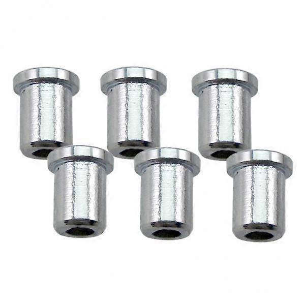 3x6PCS Guitar String Mounting Ferrules Bushing Thru Body Ferrules Bushing
