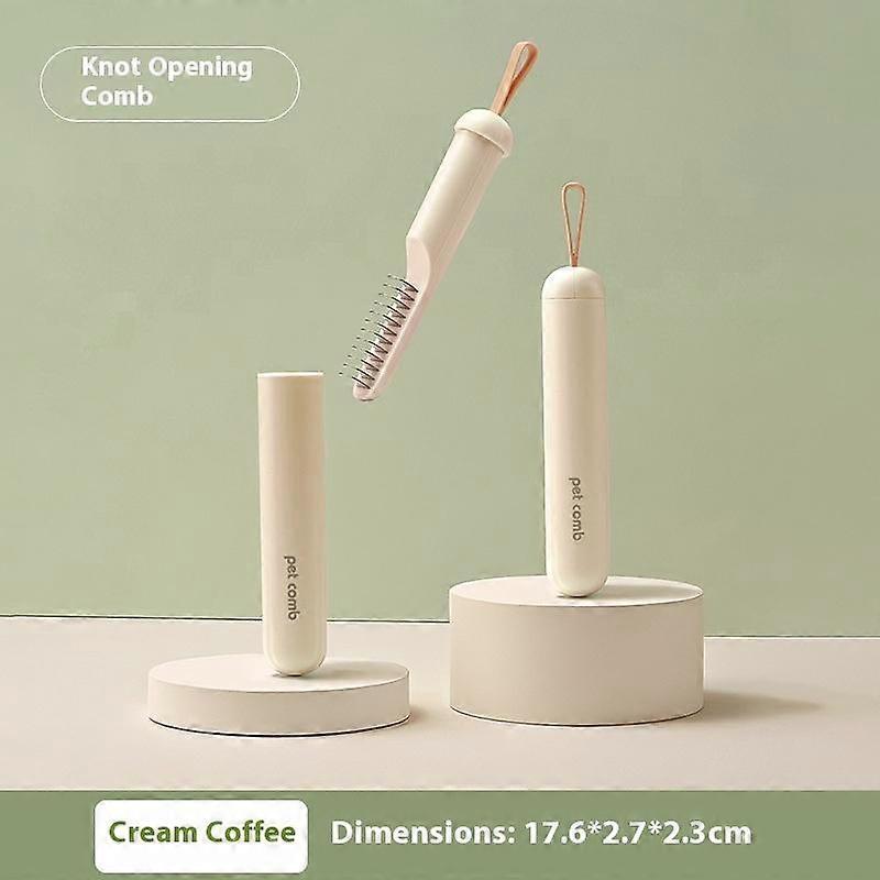 Ergonomic Pet Deshedding & Massage Comb