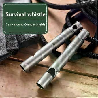 1 Stck Notfall-berlebenspfeife mit Trageband  Ultraleichte Sicherheitspfeife fr Camping, Wandern und Outdoor-Abenteuer