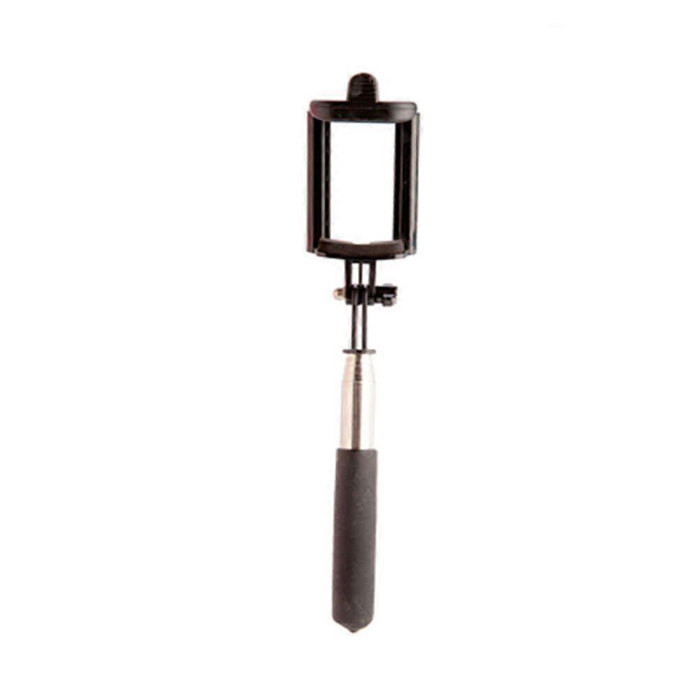 Telescopic Selfie Snapper Extendo Selfie Stick Black Foldable Arm Extendable