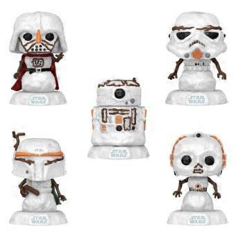 Star Wars Snowman US Exclusive Pop Vinyl Figure 5 Pack Ages Three Years and Up