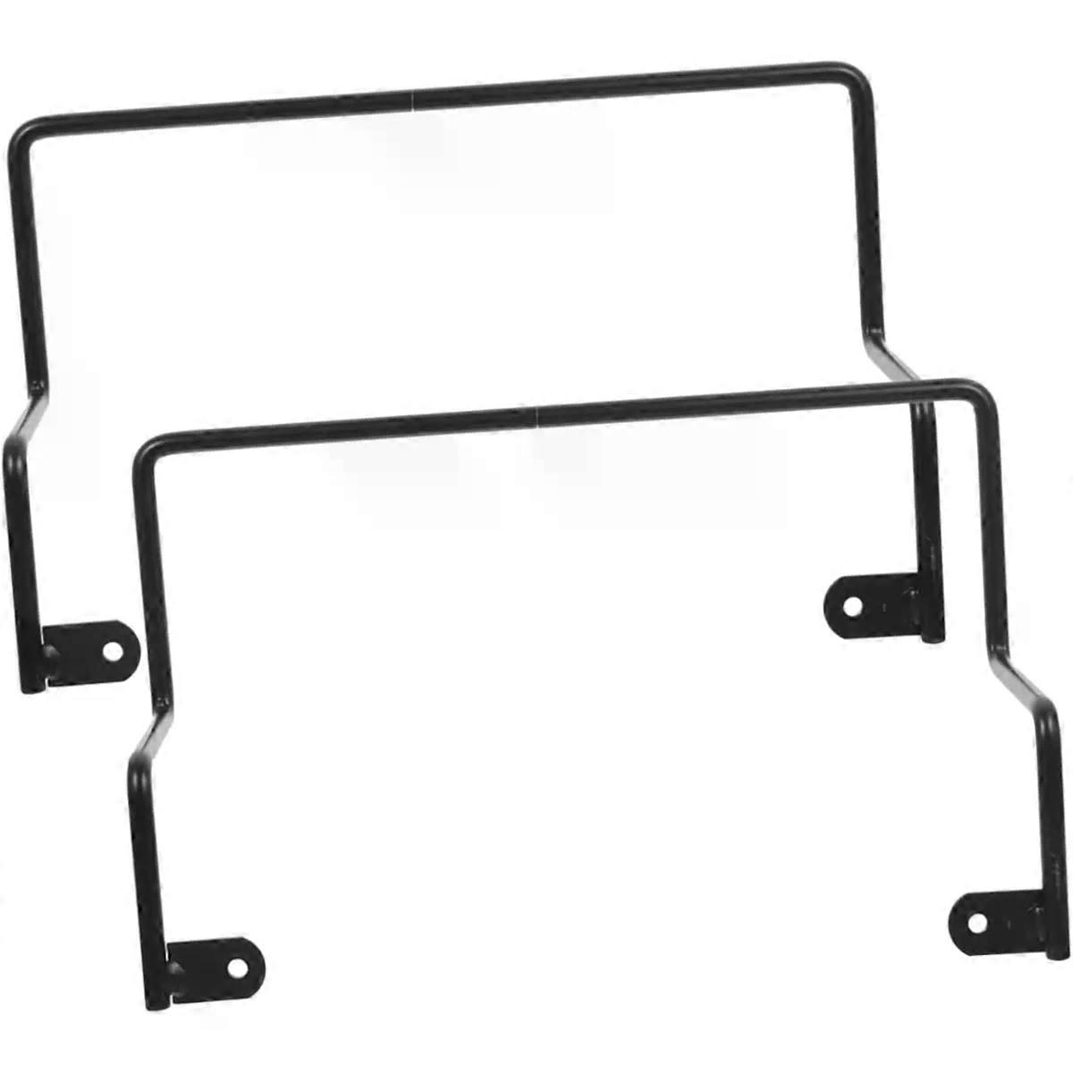 2 Pack Iron Mattress Stoppers for Bed Frames, Black