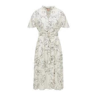 Boss Womens/Ladies Dalluah Floral V Neck Dress