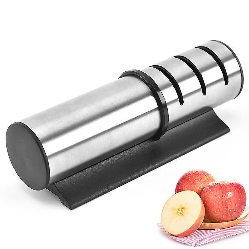Kitchen Knife Sharpener, Multifunctional Cindrical Sharpener Home Tungsten Steel Diamond Stone Quick Knife Sharpening Fruit Sharpening