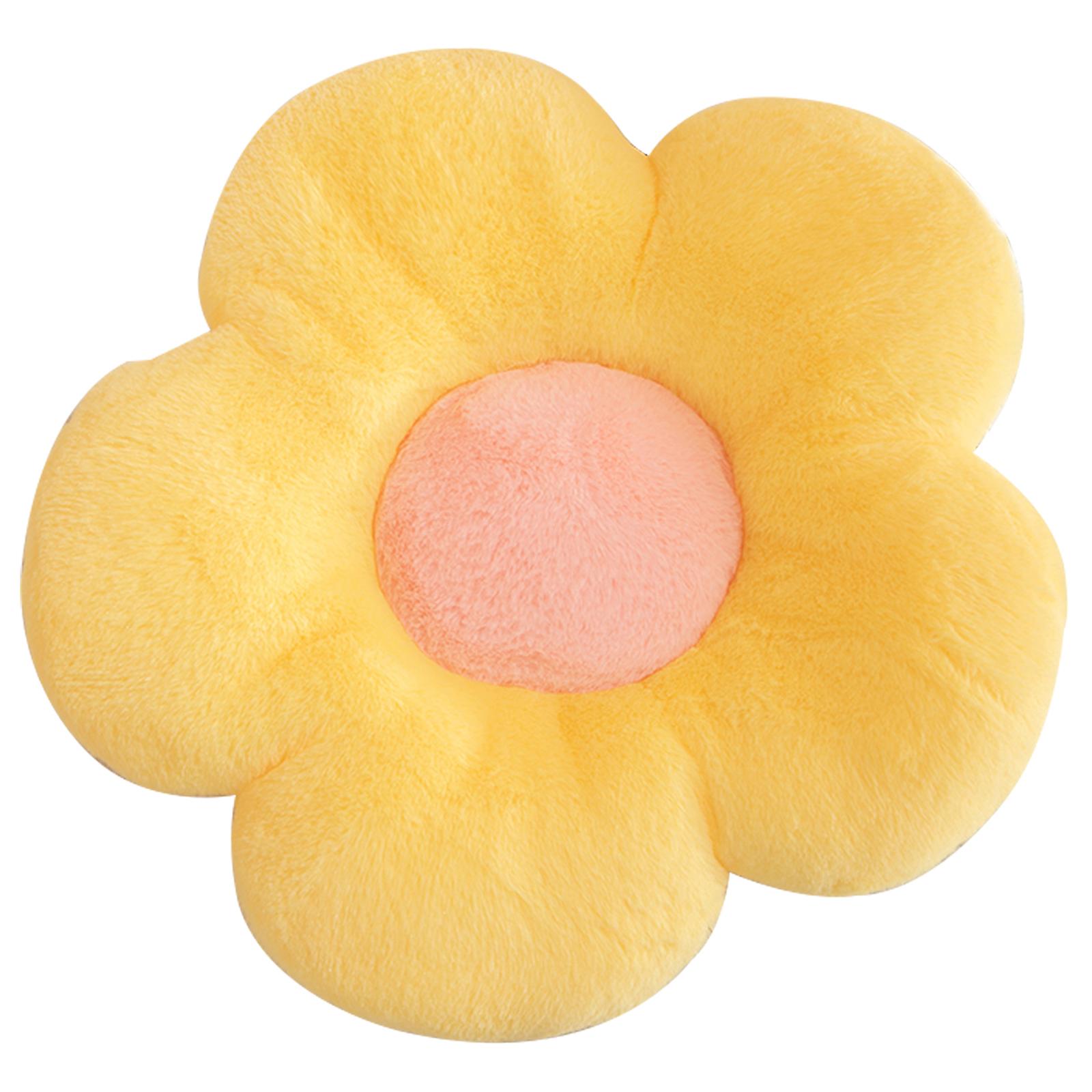 Cute Flower Shaped Floor Cushion Seating Plush Soft Back Pillow Sofa Home Decor