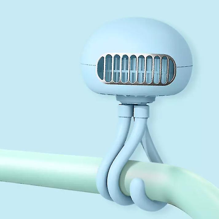 2000 / 4000ma Leafless Multifonctionnel Muet Portable Sans Fil Usb Rechargeable Handheld Jellyfish Poussette Ventilateur Portable