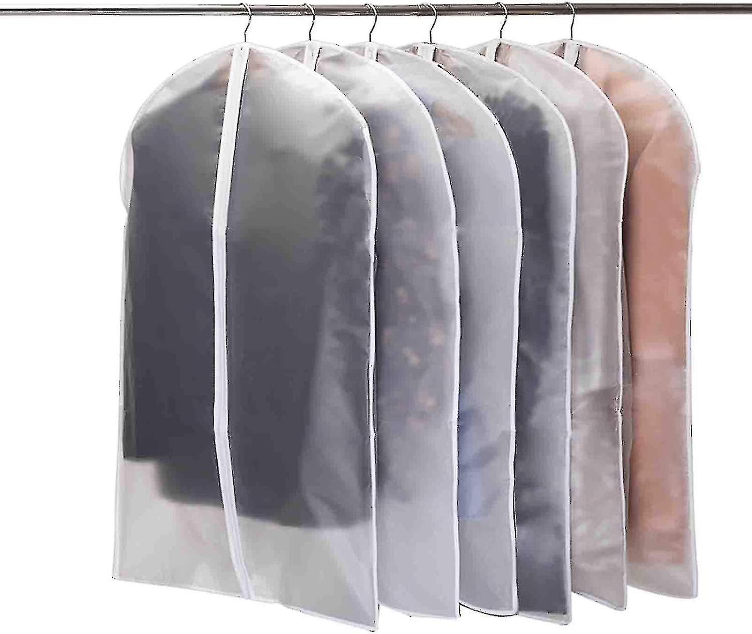 Garment Bag, 6 Pieces High-quality Garment Bags,transparent,60x100 Cm