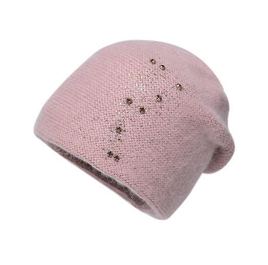 الشتاء الدافئة قبعة السيدات أزياء عارضة الباردة قبعة السيدات الأذن حماية محبوك قبعة بلون الصلبة البلوز الباردة قبعة