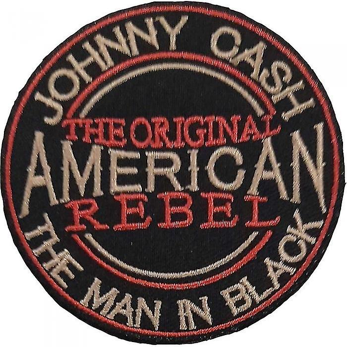 Johnny Cash American Rebel Iron On Patch