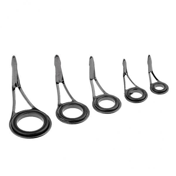 5x5stk / parti fiskestang øje keramisk ringstang guider linje reparation tip toppe ringe