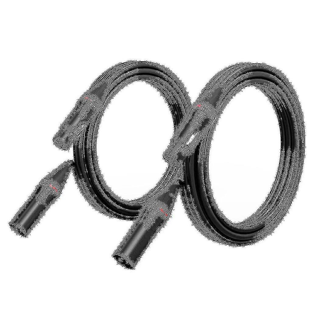 2 Pack 10 fot Xlr mikrofonkabler, xlr kabel xlr mann til kvinne Audio Mikrofon Mikrofon Mikrofon