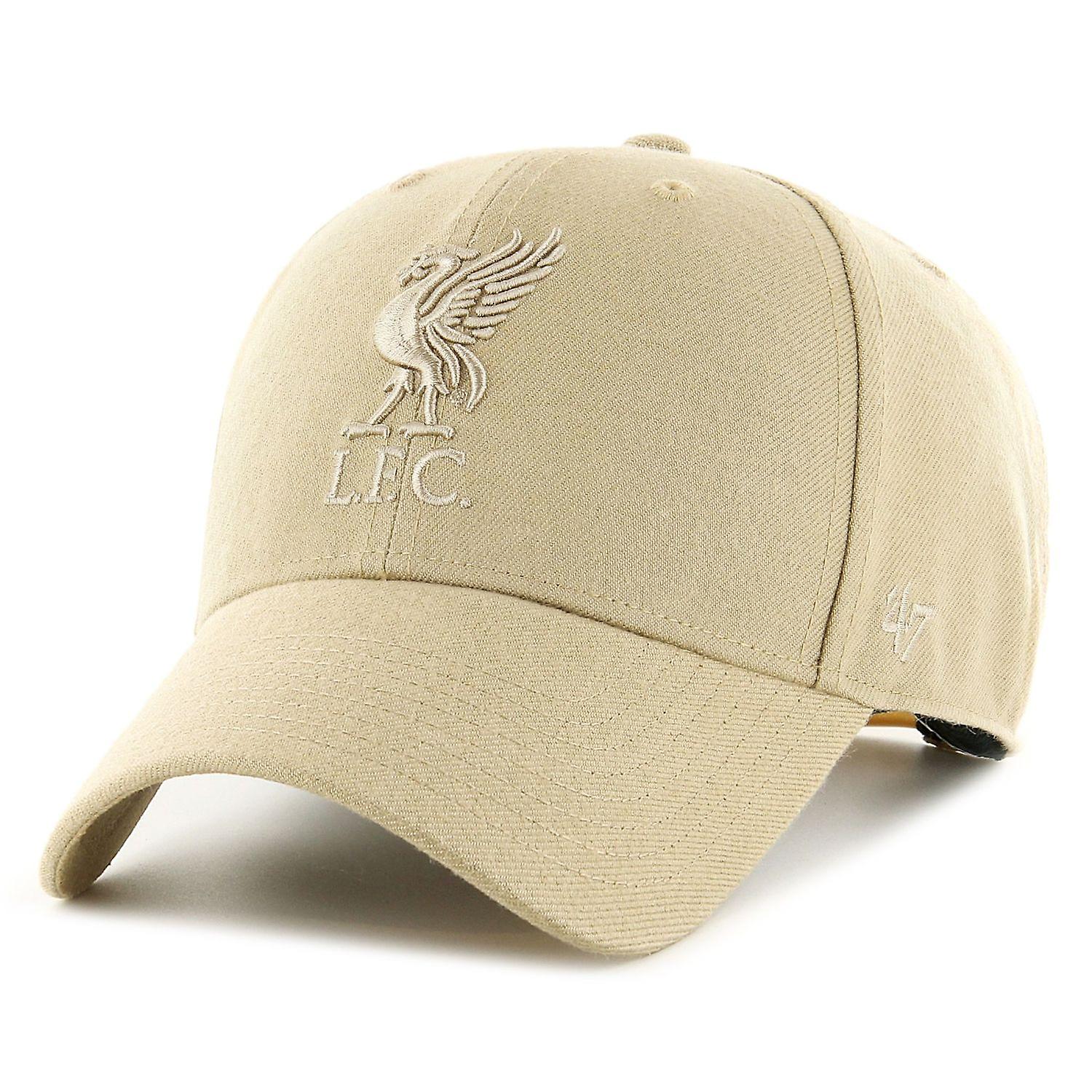 47 Brand 弧形 Snapback 帽 - Liverpool FC 卡其色