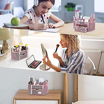 Porte-Stylos Mozff Forme Tulipe - Rose - Organiseur Bureau Plastique - Déco Intérieure Rangement Stylos Pinceaux
