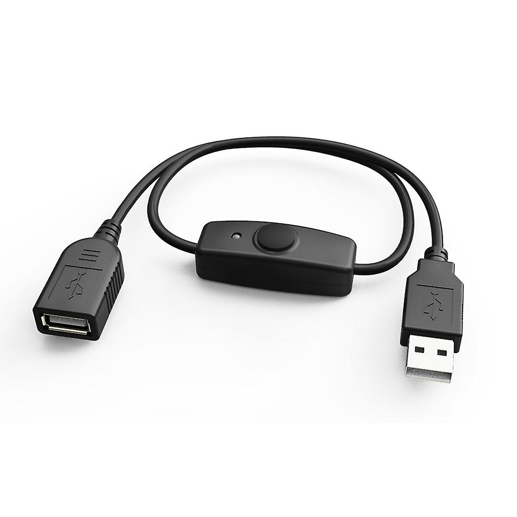 USB 2.0 Extender Cord USB Extension Cable With ON OFF Switch LED Indicator