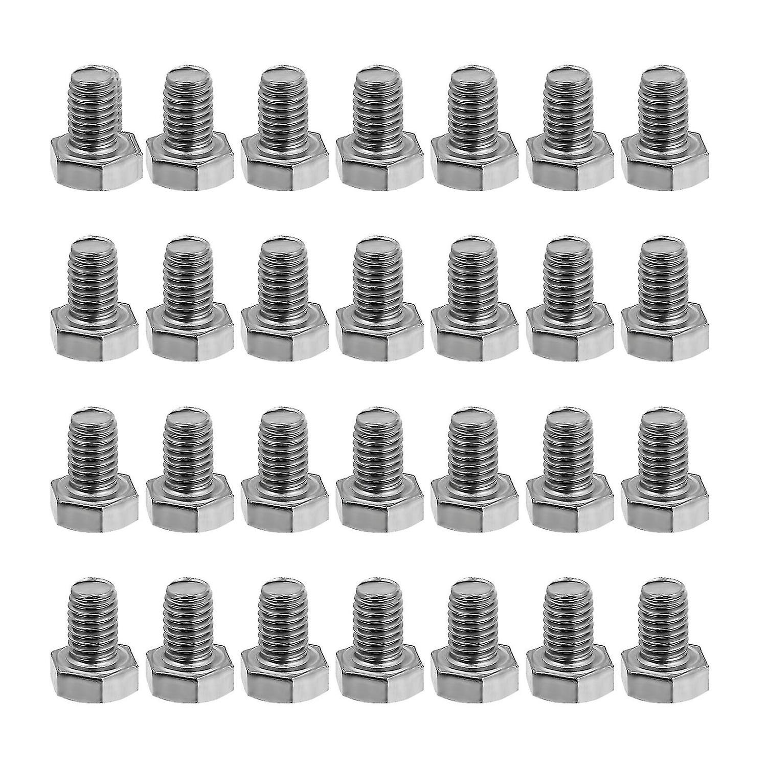 30pcs Bolts For Machine Hex Head Screws Bolts Hex Head Bolts