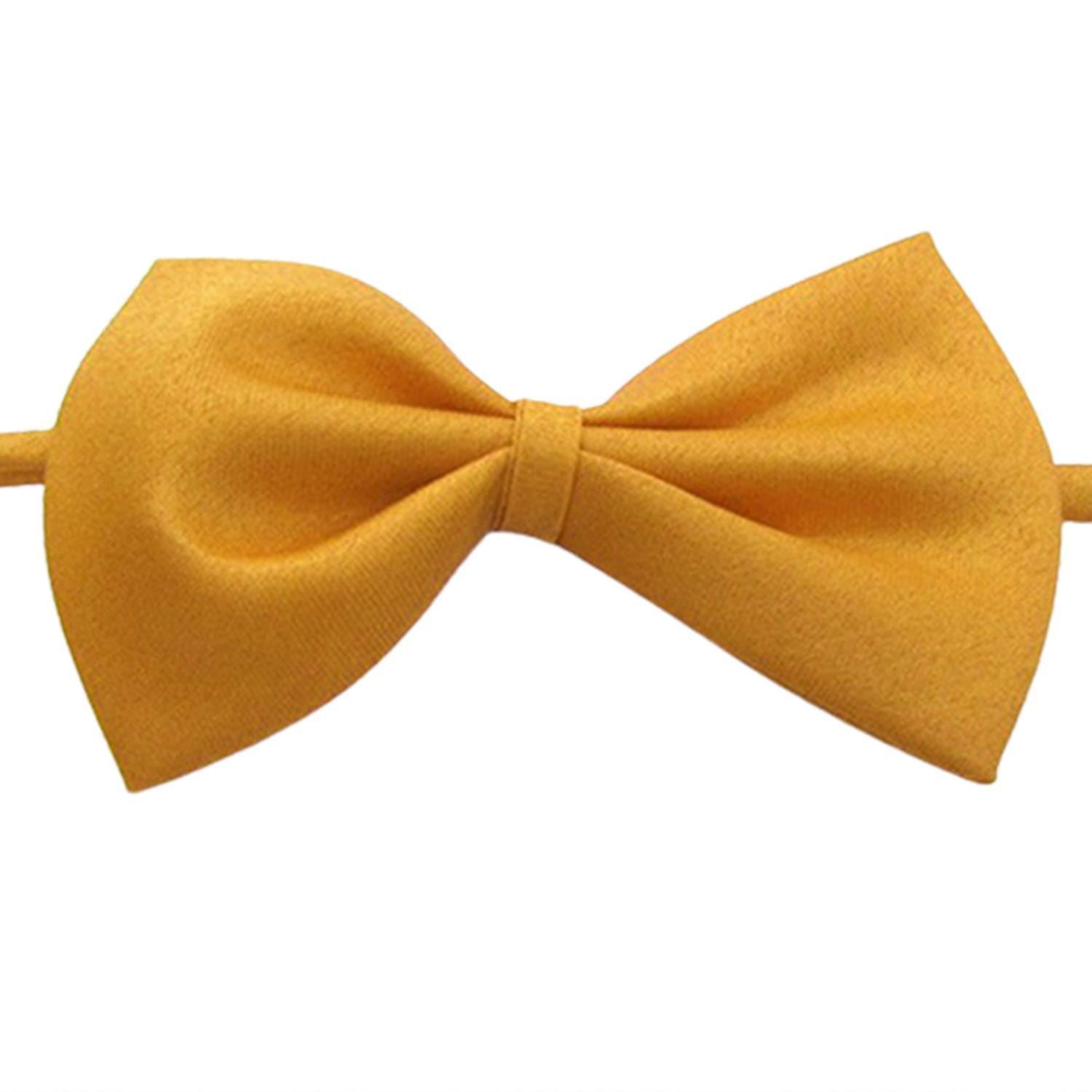 Pet Bow Tie Lovely Decorative Nylon Solid Color Adjustable Dog Cat Bowknot Necktie for Shopping