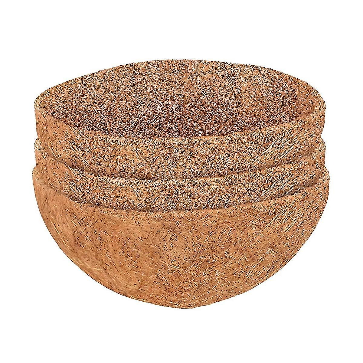 3 Pcs Round Nut Nut Fiber Basket Nut Replacement For Hanging Basket