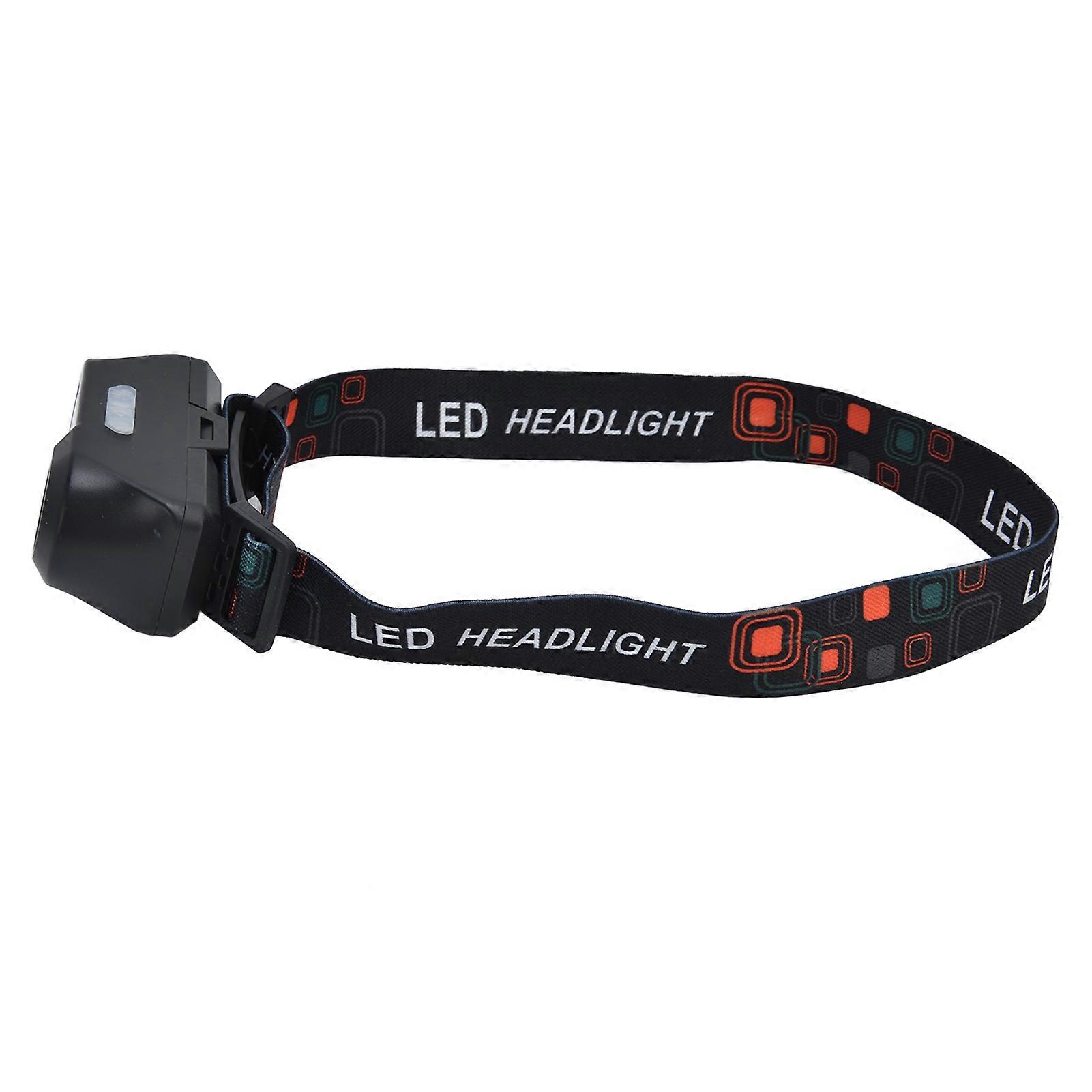 LED Headlamp USB Rechargeable Mini Adjustable Head Flashlight for Camping Hiking Outdoor