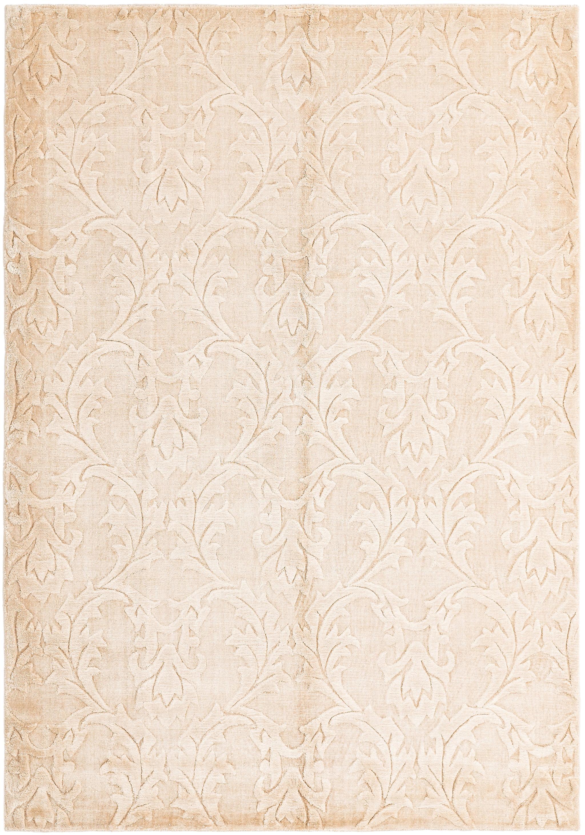 Hadorn Darya-Indian 130x191 with Light Brown Handloom India Rug