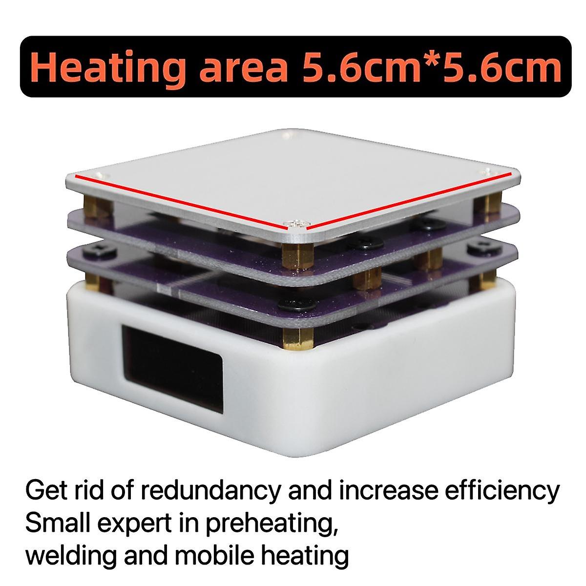 PD 65W Mini Hot Plate Preheater LED Display PCB Board Soldering Heating Plate Preheating Platform R