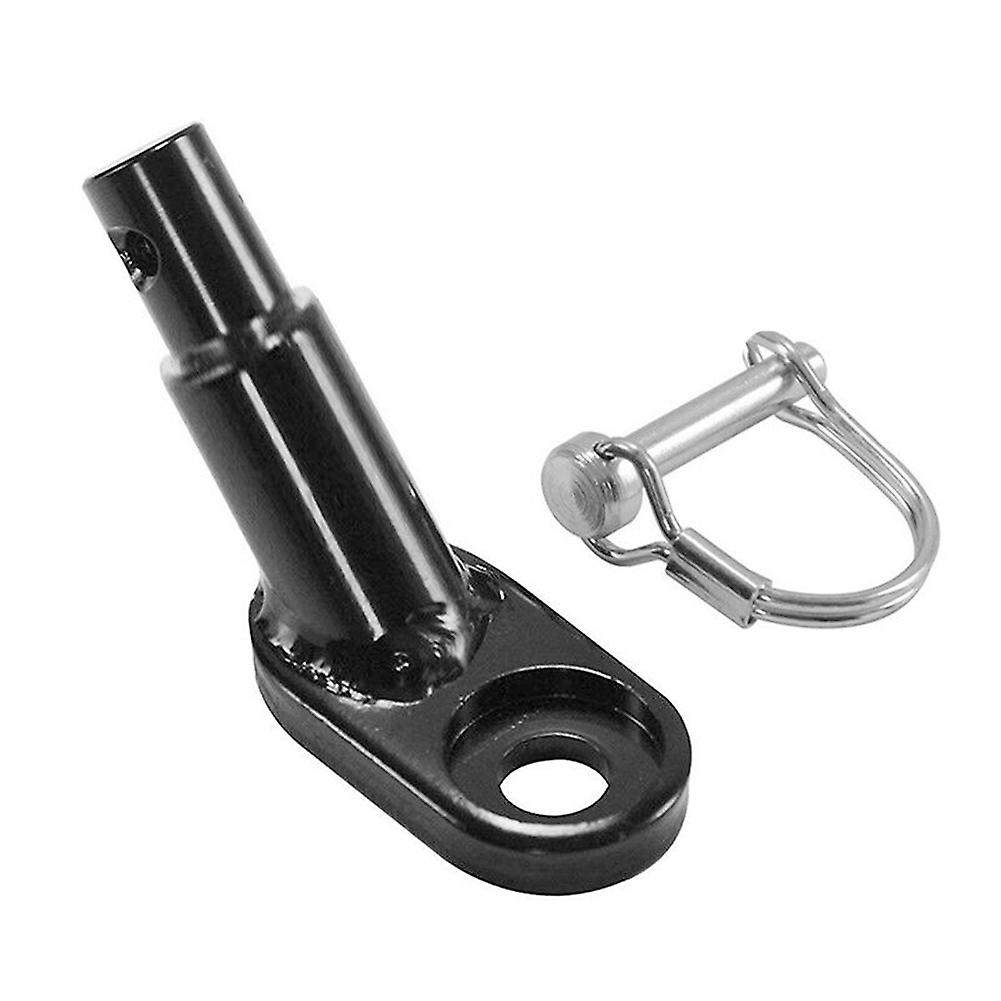 Bike Bicycle Trailer Hitch Coupler Attachment Angled Elbow Portable Mount Adapter