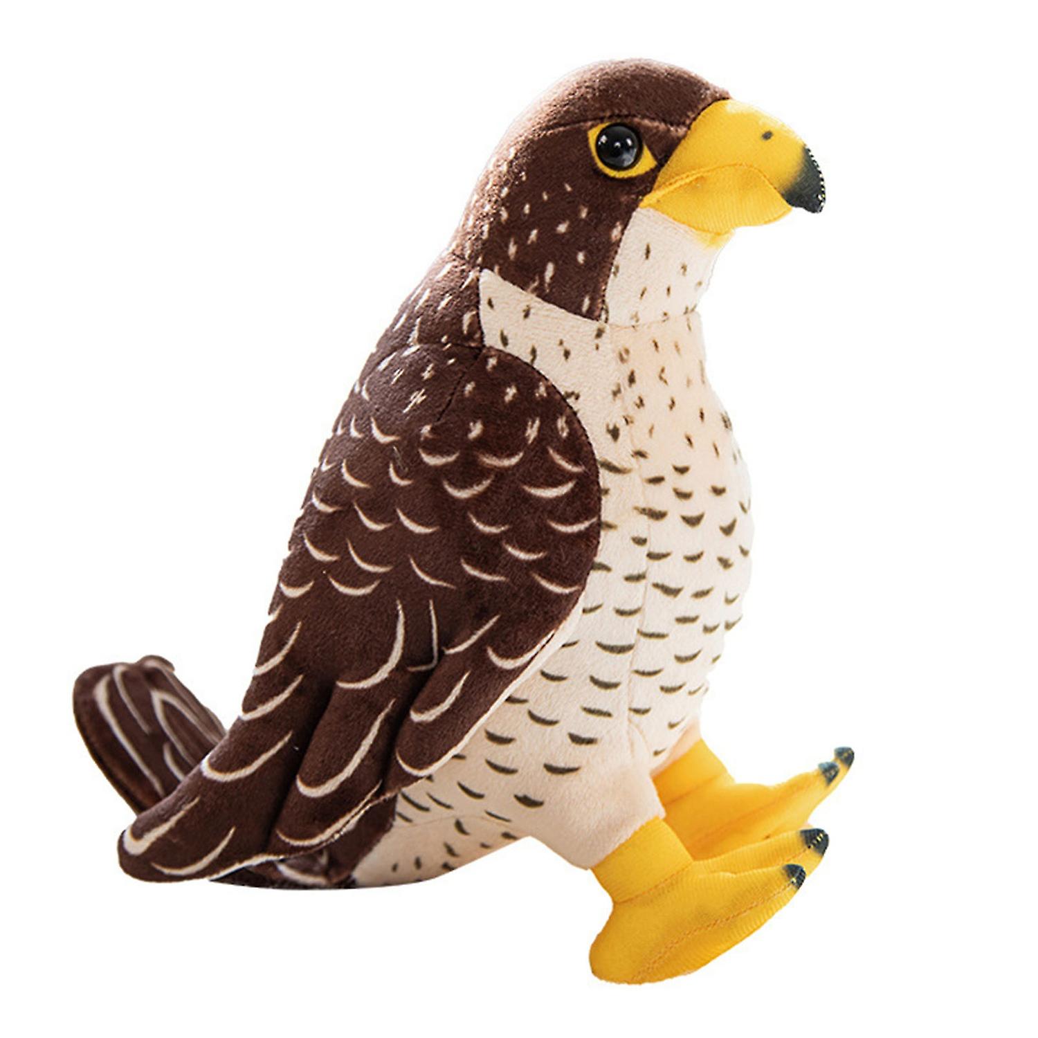 Realistic Eagle Plush Toy Soft Cuddly Children's Cognitive Prop Simulation Design Ornamental PP