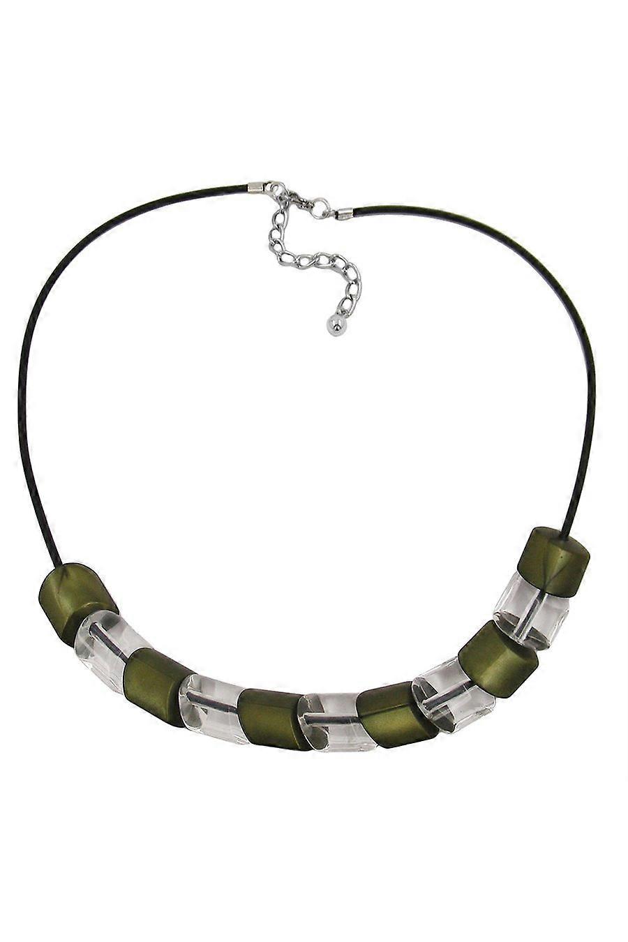 Necklace Beads Green 45cm - Gl02207