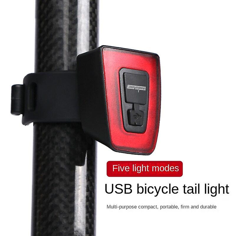 Bike Lights Bicycle Led Night Riding Warning Usb Charging Highlight