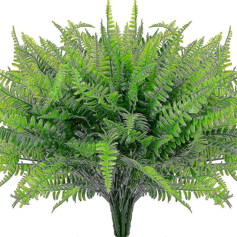 4pcs Artificial Fake Boston Fern Plastic Plants Bushes