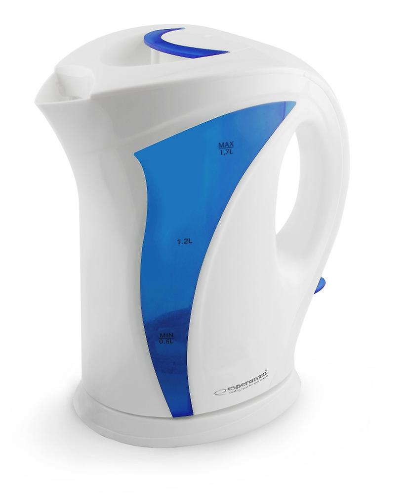 Esperanza Iguazu Electric Kettle 1.7 L White/Blue