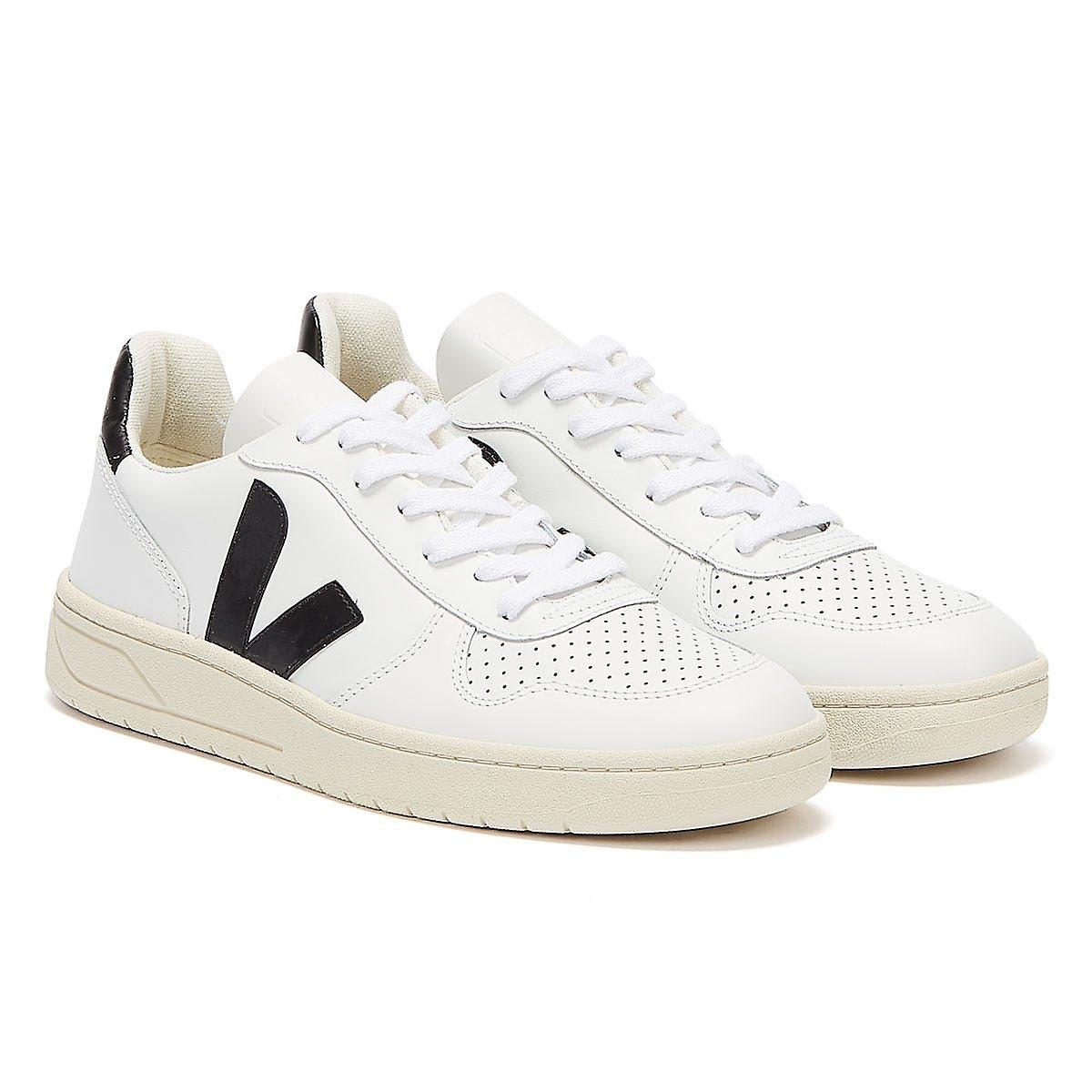 Veja Vegan V-10 Women's White/Black Trainers