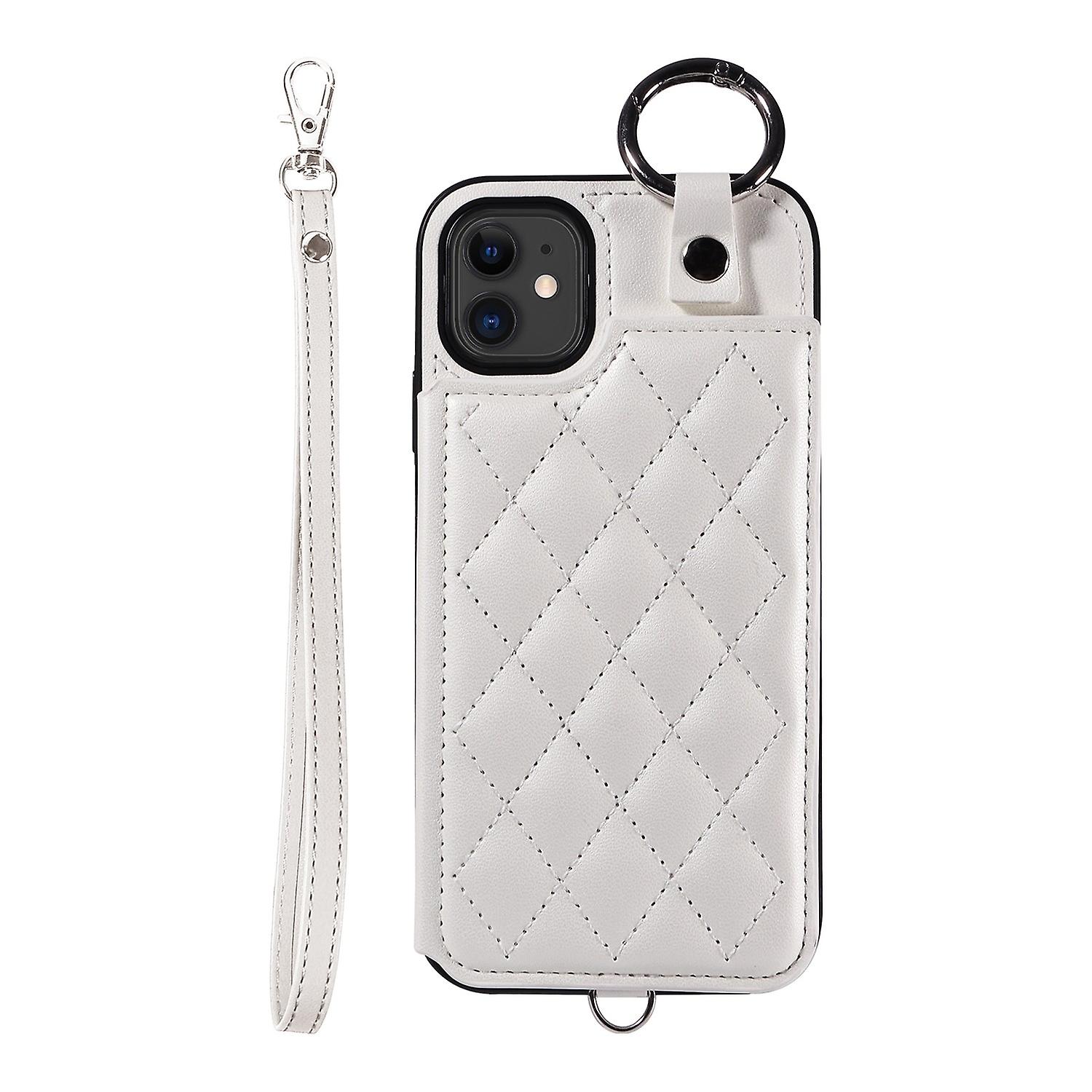 Rhombic Card Bag PU Case For iPhone 11 Pro Max / 11 Pro / iPhone 11