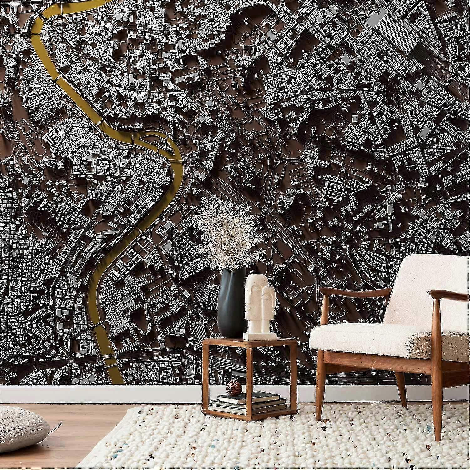 Falfestmény - Róma és Tiberis