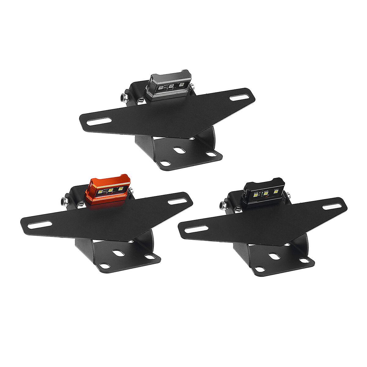 Motorcycle Rear License Plate Tail Frame Holder Bracket With Led Light For 125 250 390 200 2013-2019