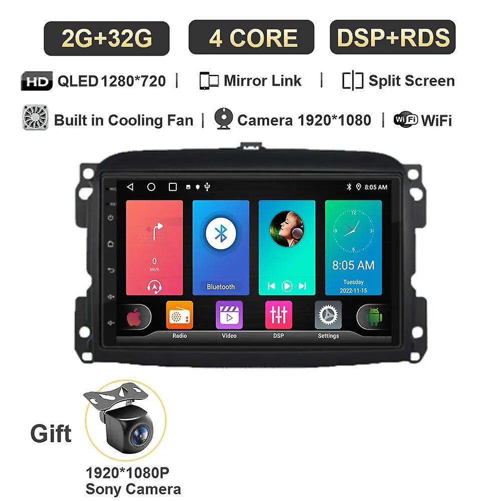 Android 13 Car Radio For Fiat 500l Egea Doblo 2012-2017 Multimedia Stereo Autoradio Dsp Carplay Video Audio Navigation Ips 4g Bt
