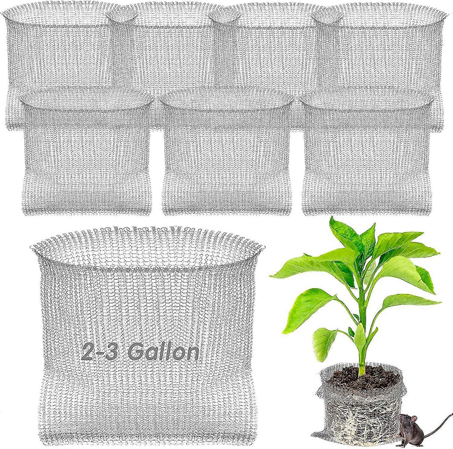 Stainless Steel Root Guard Baskets - Vole and Gopher Plant Root Guard Baskets, Speed Gopher Cages for Planting Berries and Vegetables
