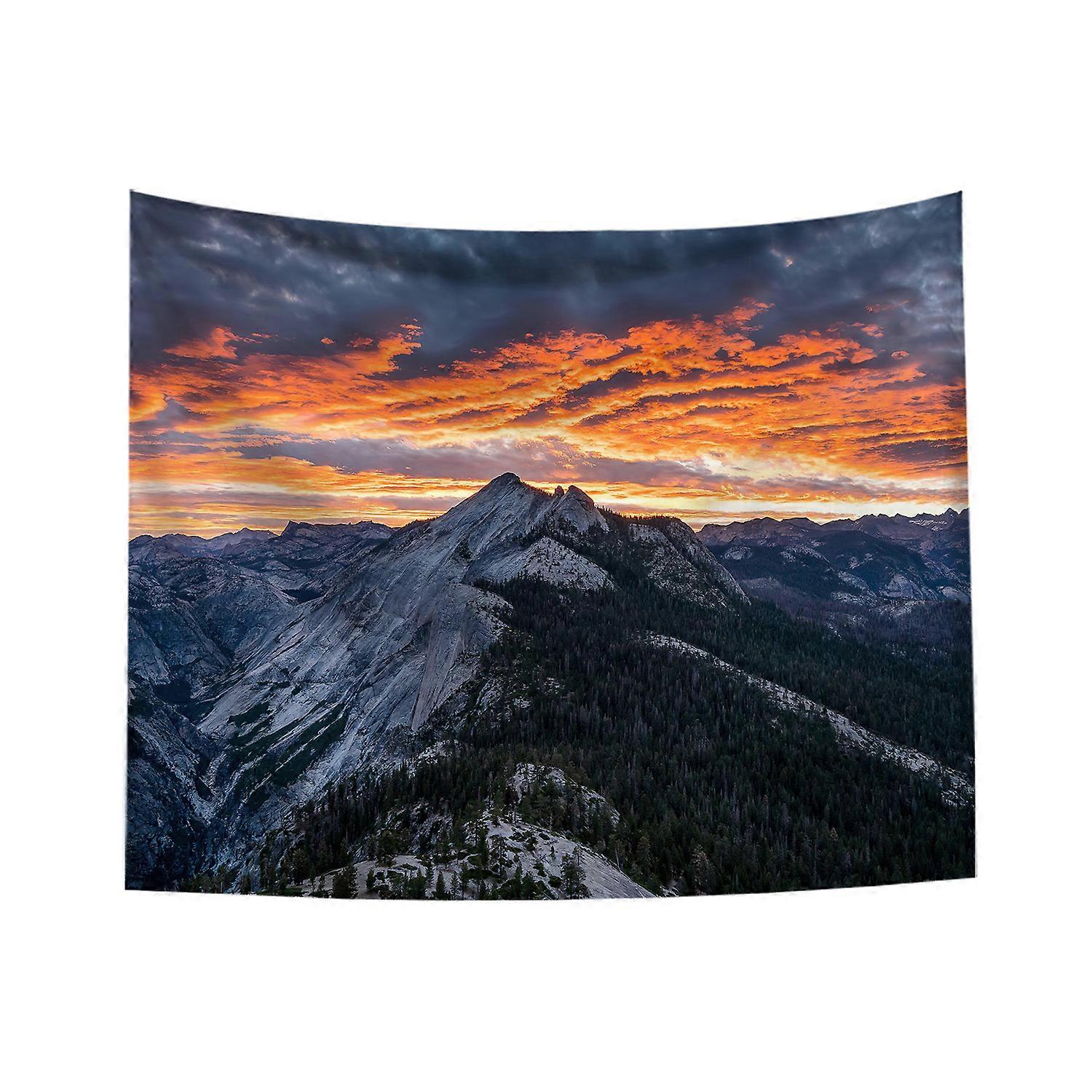 Wall Tapestry Mountains Clouds Home Decor Wall Art