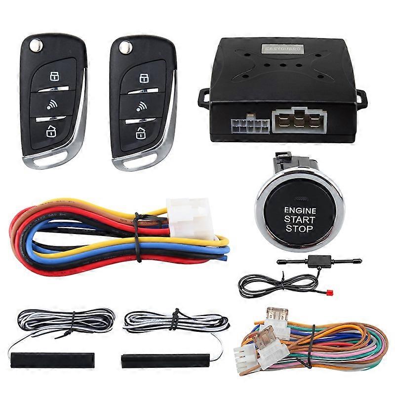 Alarm Car Key Systems Key blade Lock Unlock Automatically less Entry Push Button Auto Start Remote Engine Start