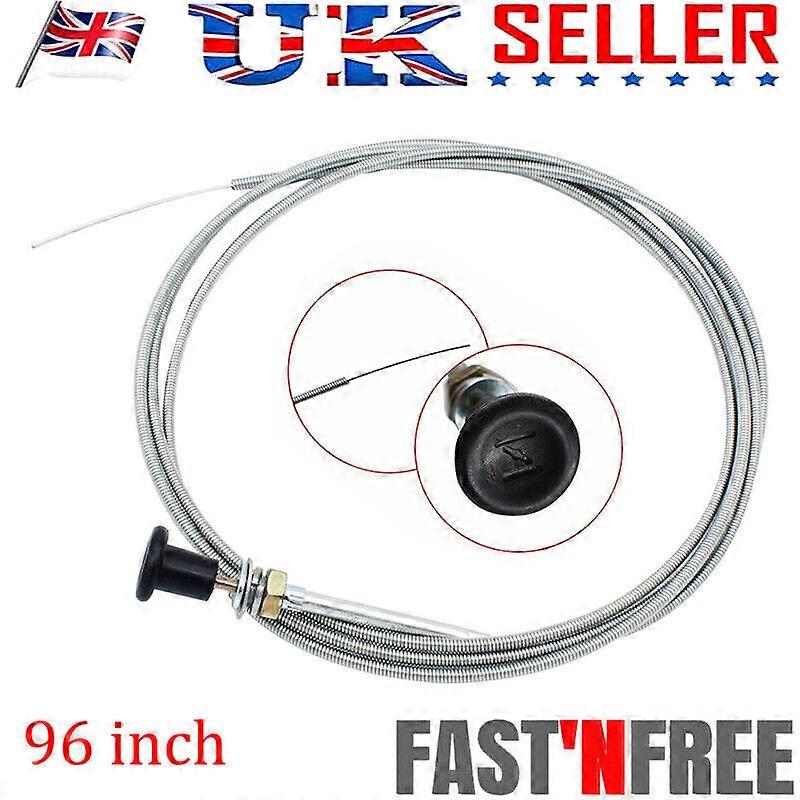 96inch Universal 60~122 Push Pull Choke Control Cable For Go Kart Mini Bike Part w12590701