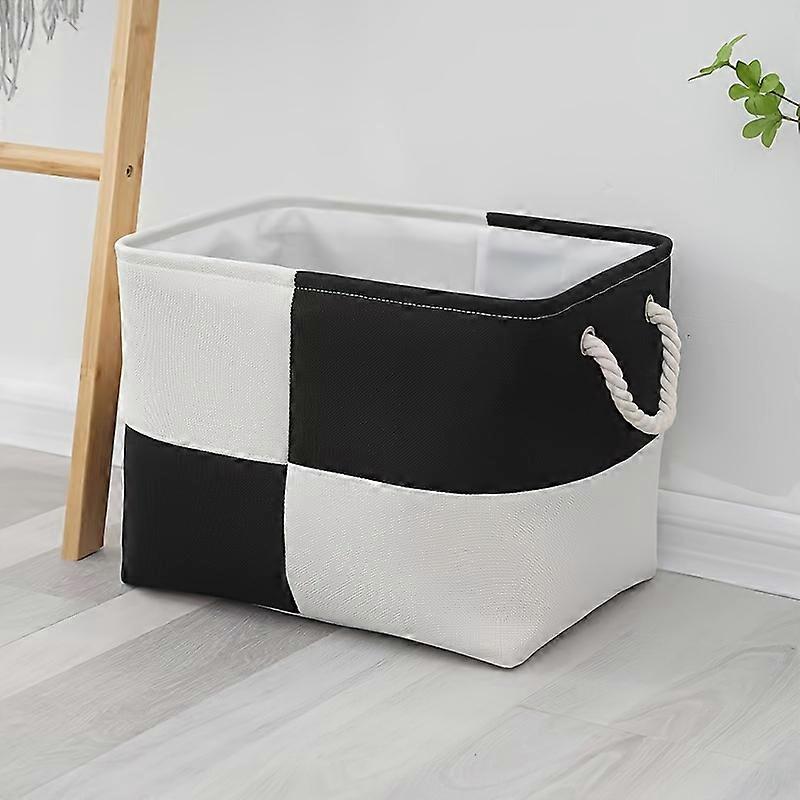 Large Foldable Storage Basket - Versatile Laundry Organizer for Dirty Clothes, Toys, and More - Modern, Space-Saving Solution for Bathroom, Bedroom, L